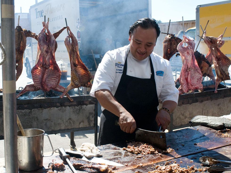 15 Meatopia in San Antonio November 2013 Johnny Hernandez San Antonio chef cabrito