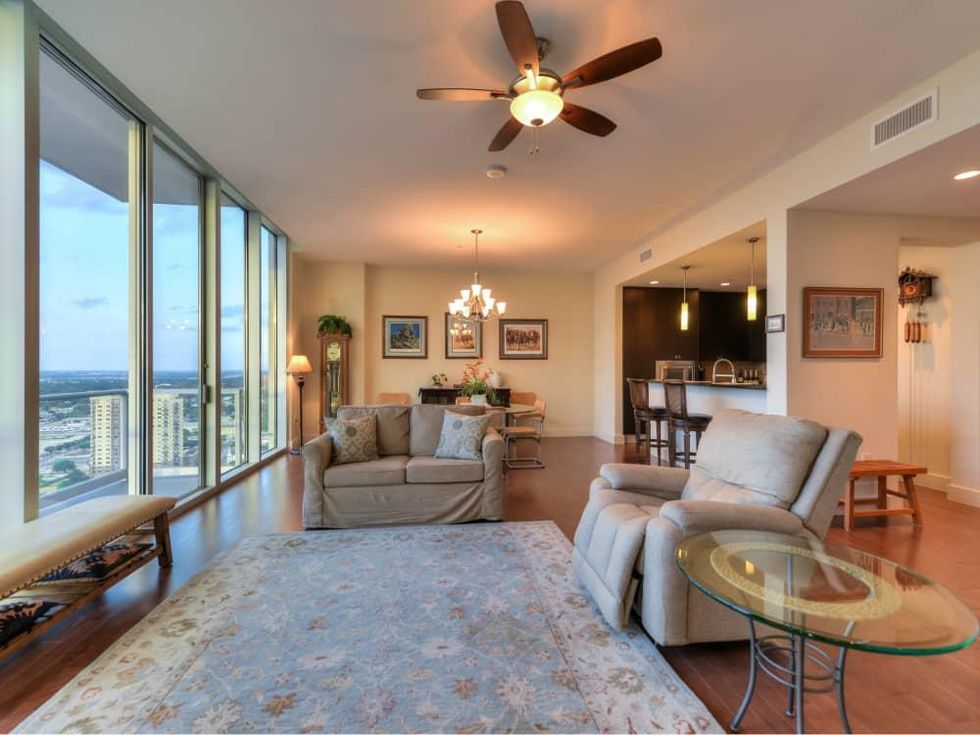 610 E Market Unit 2716 Alteza San Antonio condo for sale living room
