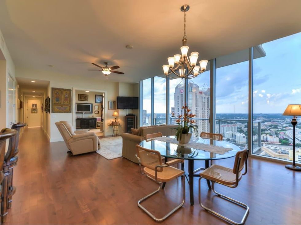 610 E Market Unit 2716 Alteza San Antonio condo for sale living room