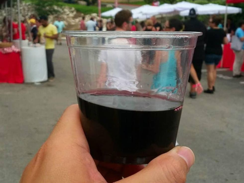 A Bending Branch cabernet at Culinaria.