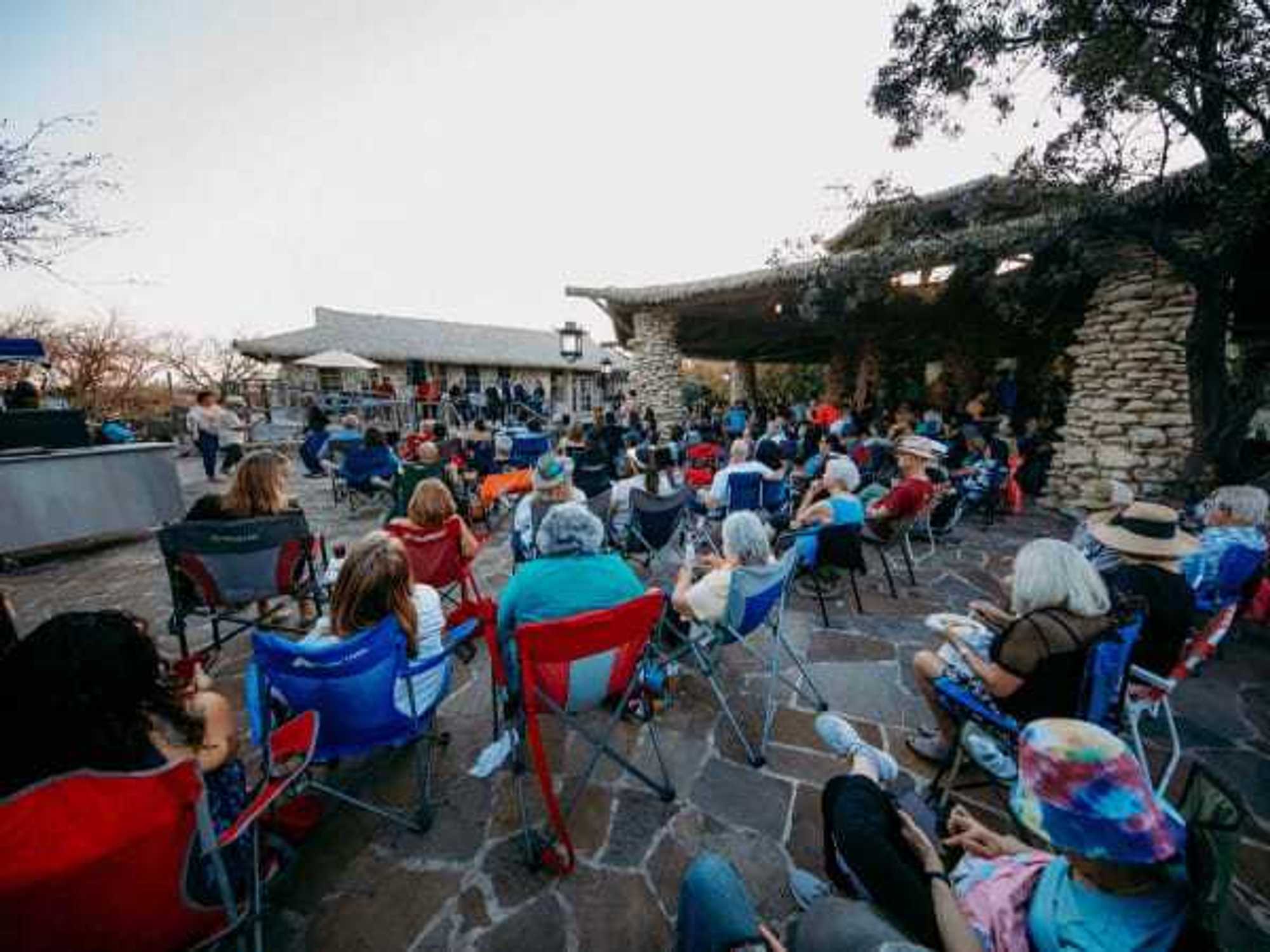A buttercup concert at Jazz in the Garden