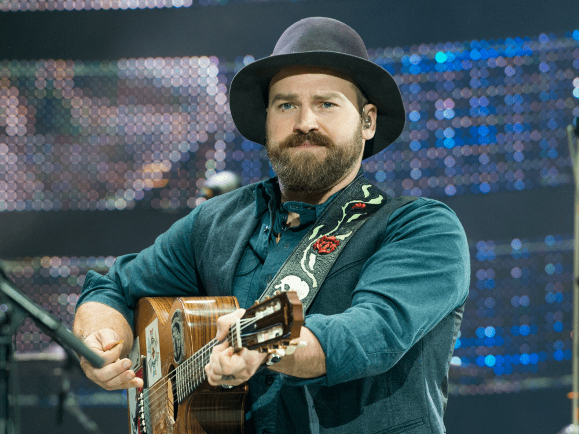 A hat created the biggest buzz Zac Brown Band's Houston Rodeo concert.
