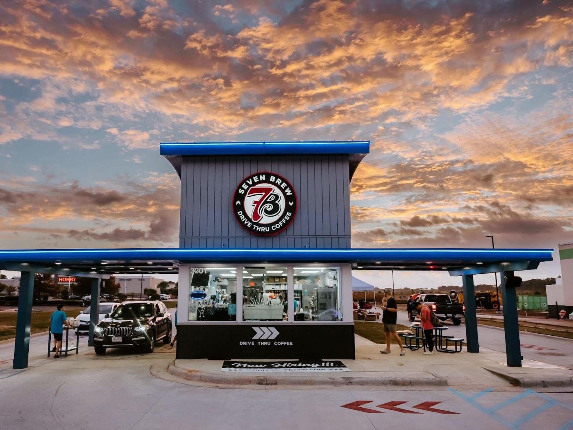 A look at a Seven Brew coffee location