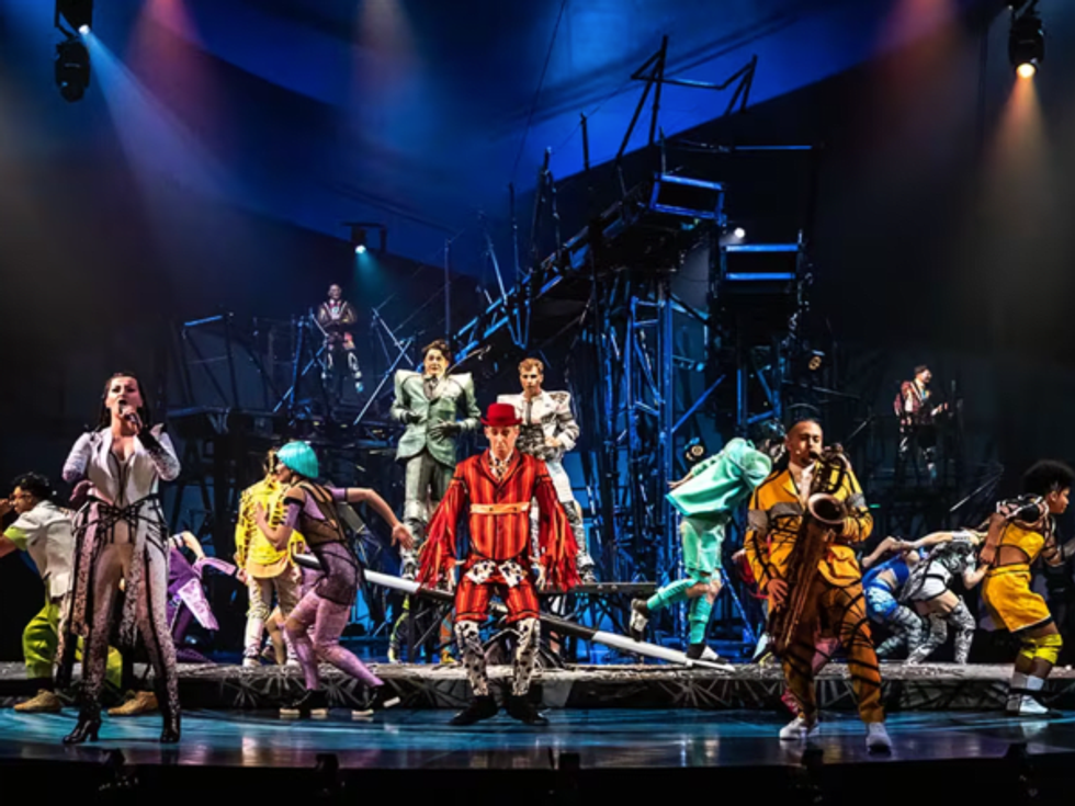 A scene from Cirque du Soleil BAZZAR