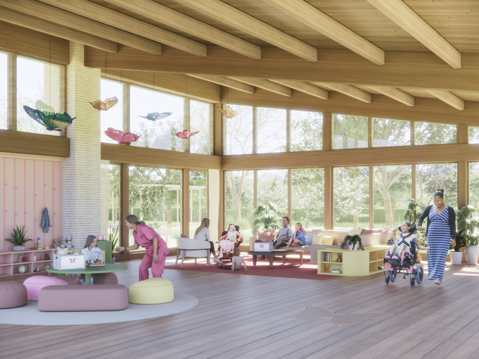 Abbey House rendering by Michael Hsu Office Of Architecture