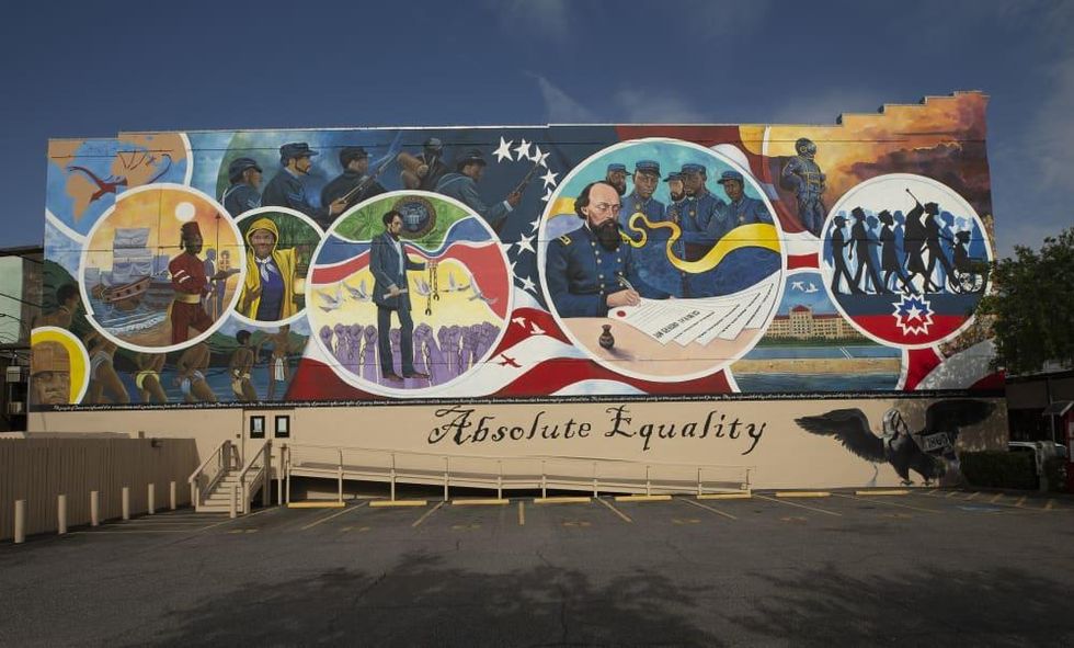 Absolute Equality mural in Galveston