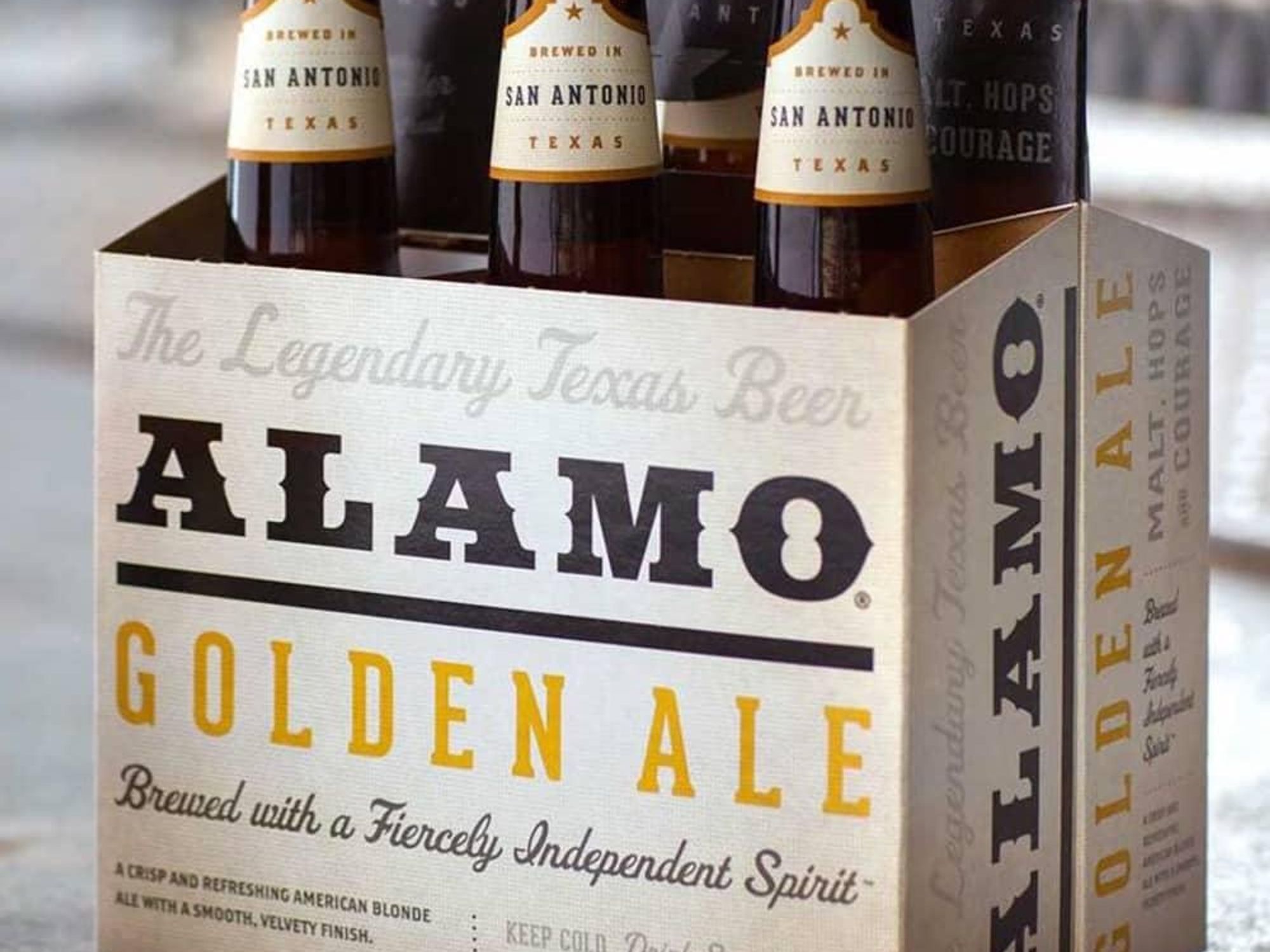 Alamo Beer Company six pack