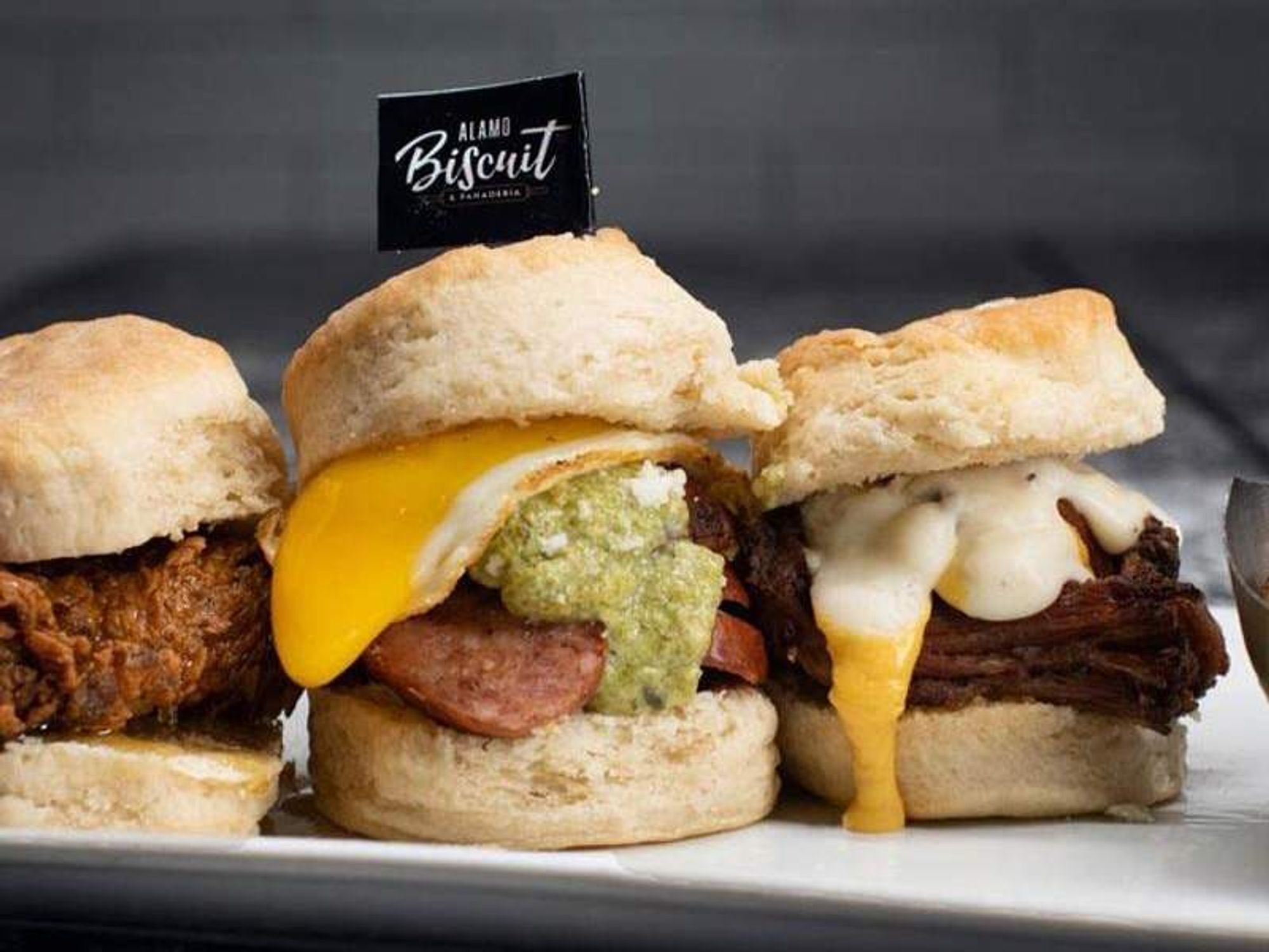 Alamo Biscuit Co. & Panaderia sliders