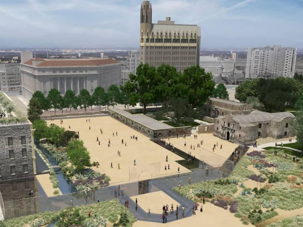 Alamo Master Plan 2017 plaza