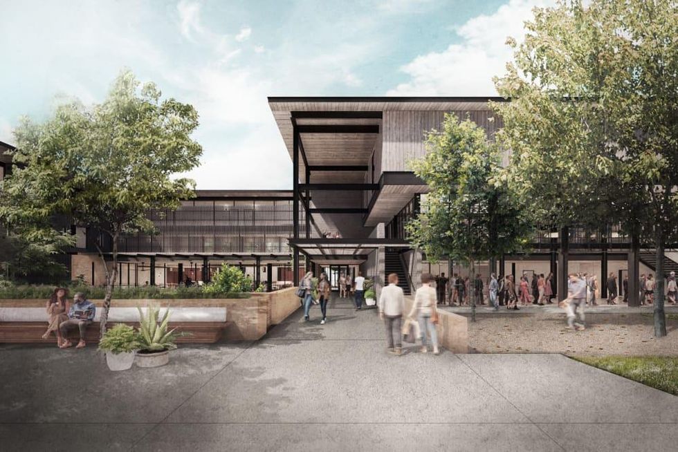 Albert Hotel courtyard entry