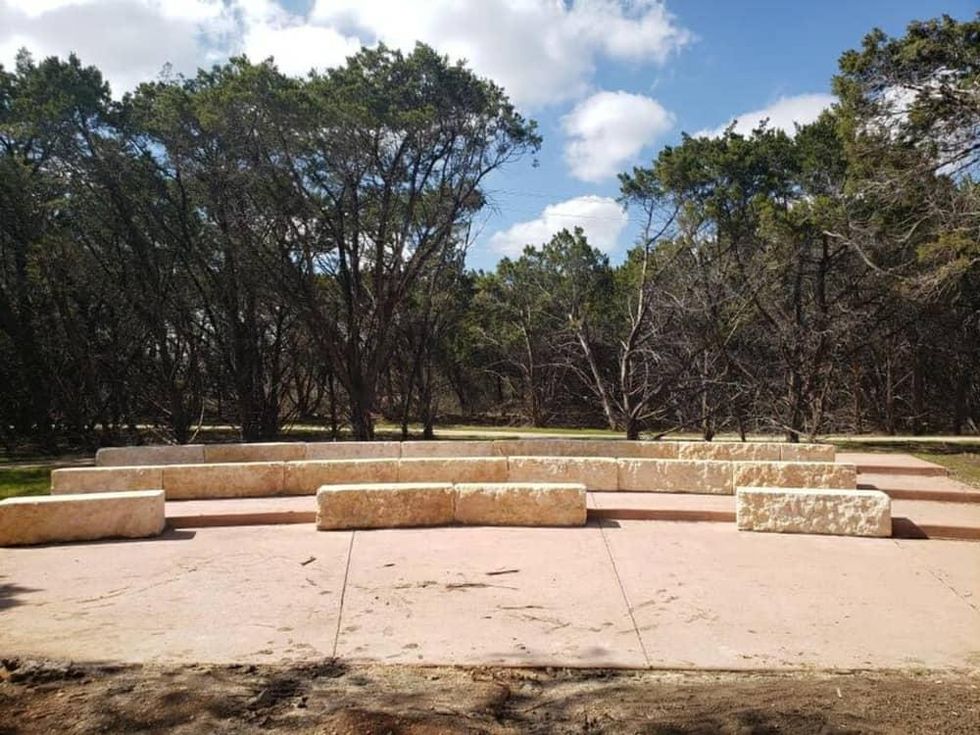 Amphitheater at Maverick Creek Greenway Trail San Antonio