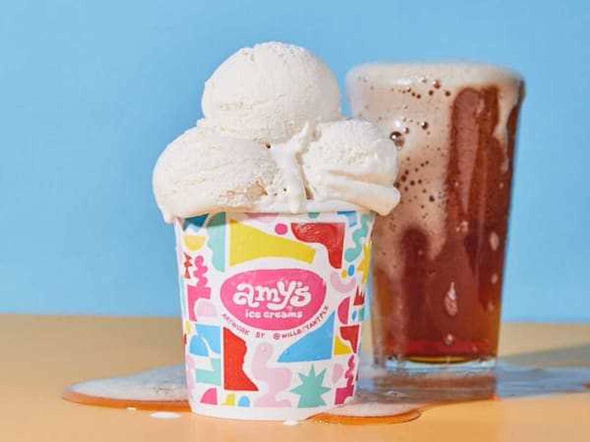 Amy's Ice Creams and Shiner, Raspberry Summer Shandy