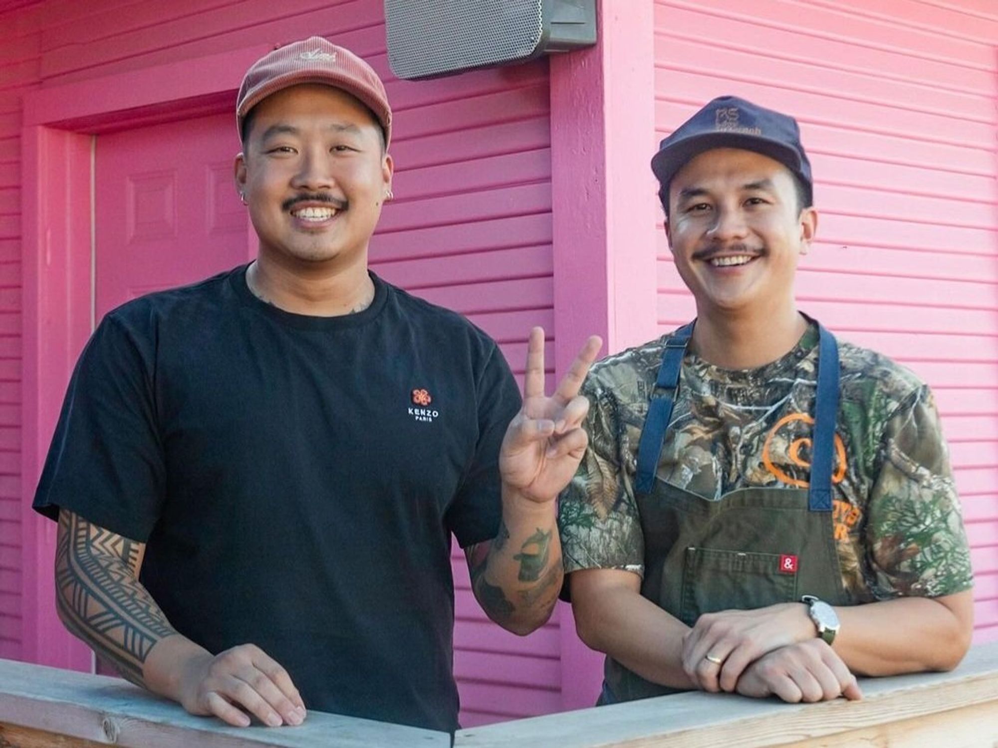 Andrew Ho and Sean Wen of Curry Boys BBQ, Pinch Boil House, and Wurst Behavior