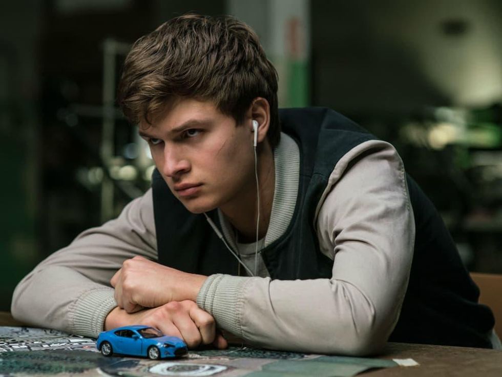 Ansel Elgort in Baby Driver