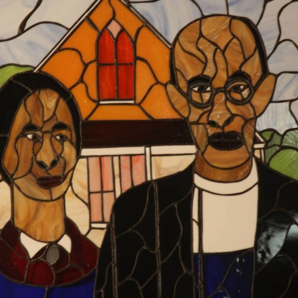 Anthony C. Edwards stained glass