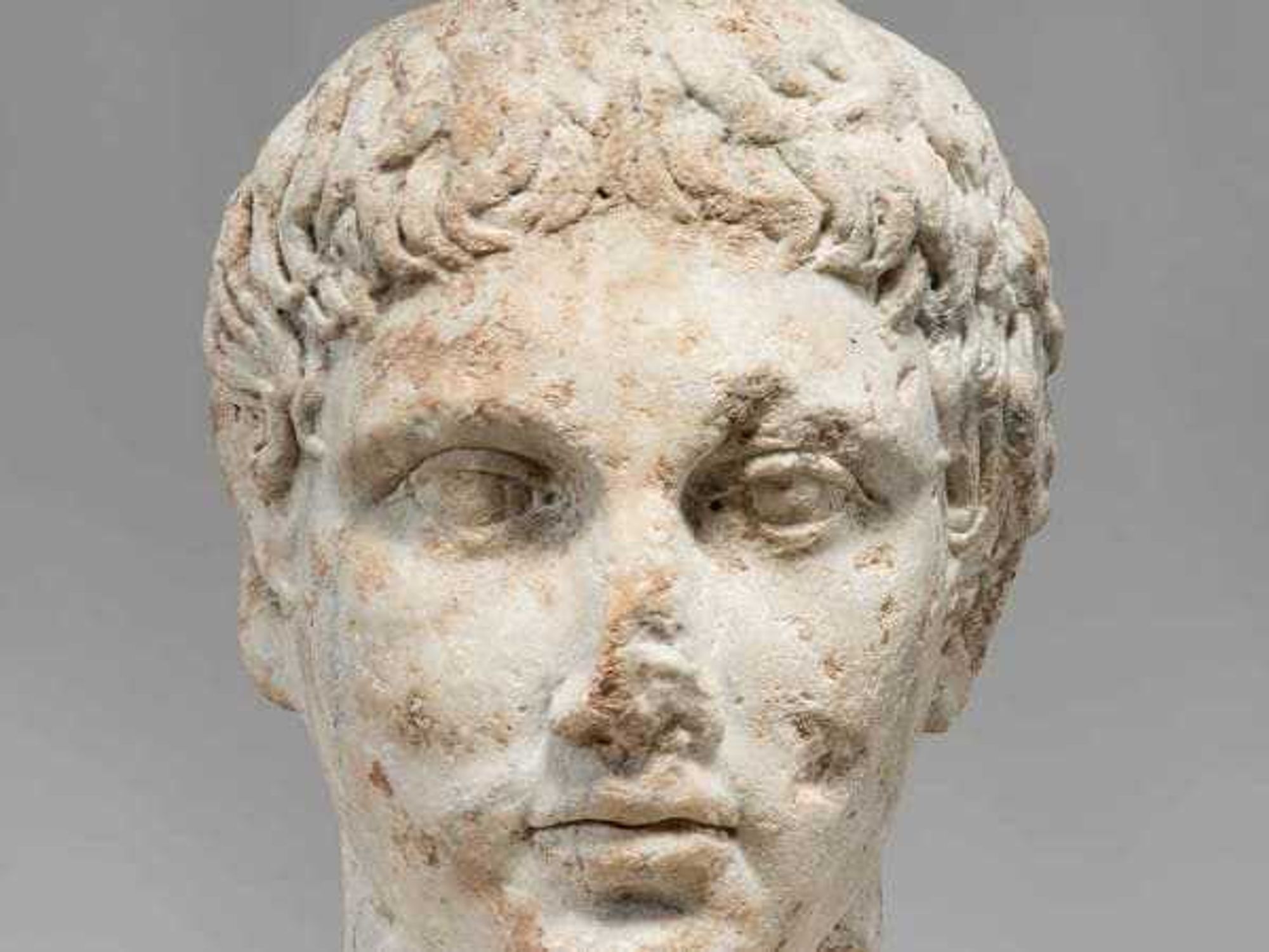 Are marble head of Hermes held by the San Antonio Museum of Art