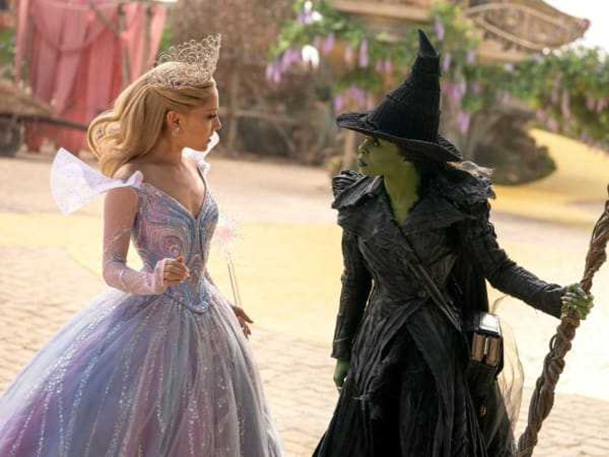 Ariana Grande and Cynthia Erivo in Wicked: For Good