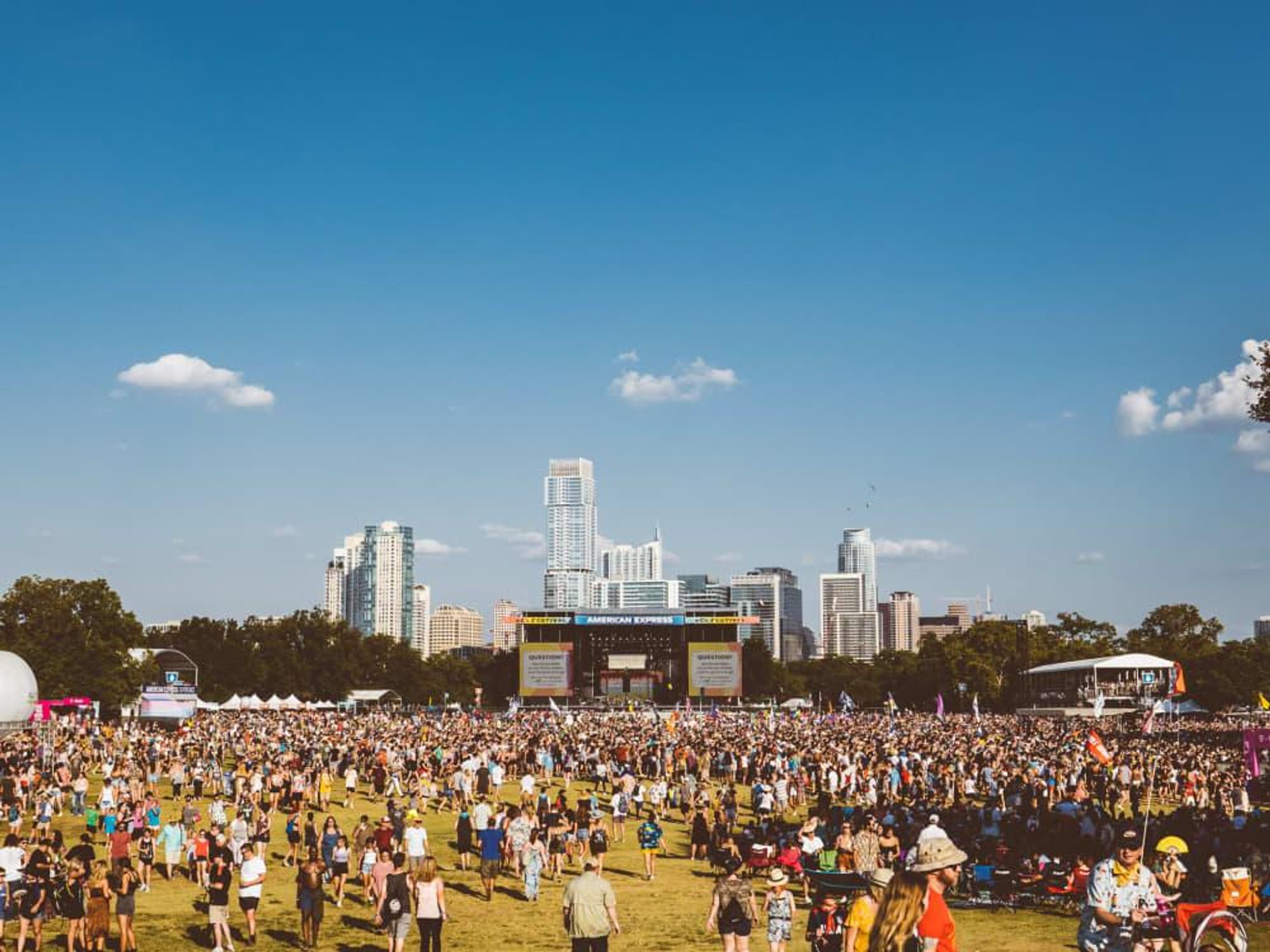 Austin City Limits Music Festival 2019 skyline stage zilker park