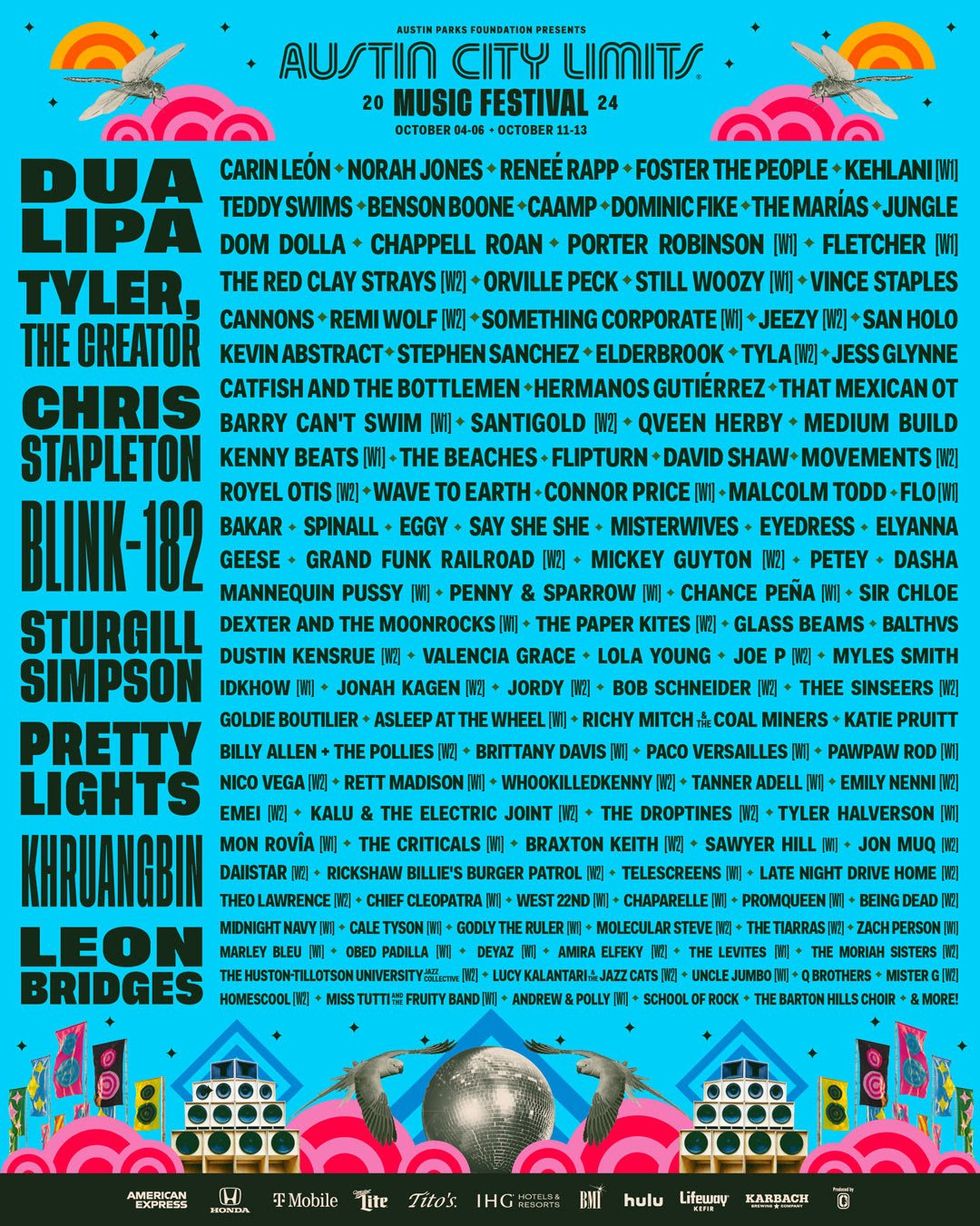 Austin City Limits Music Festival ACL Fest lineup