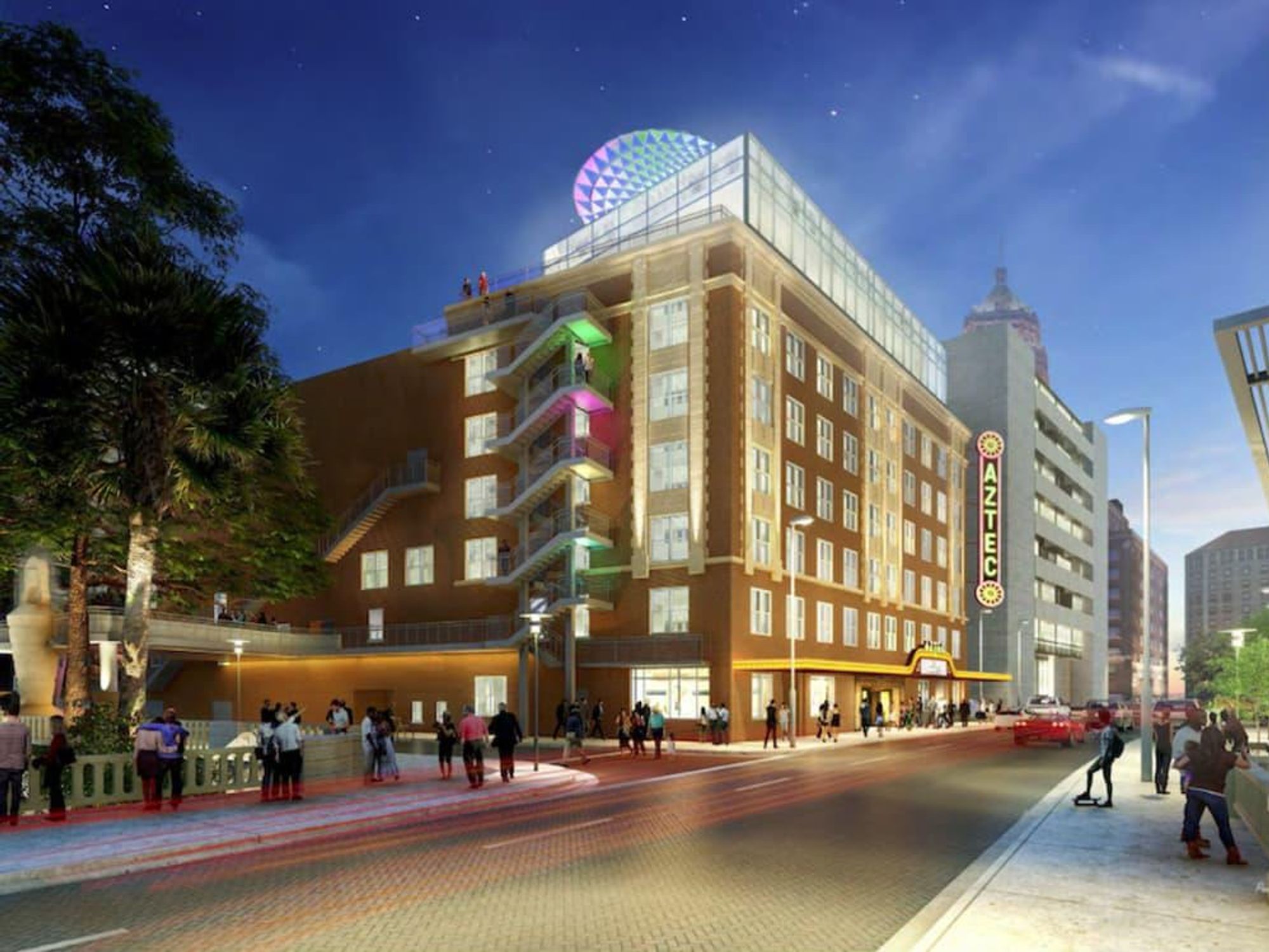 Aztec theatre renovations