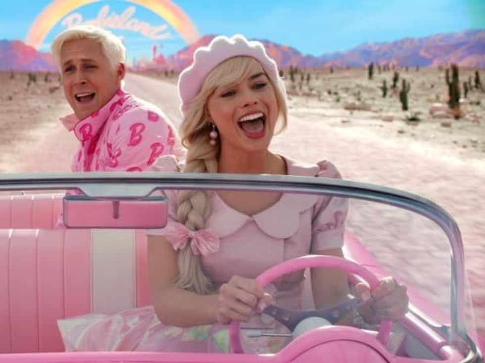 Barbie movie Ken Barbie car