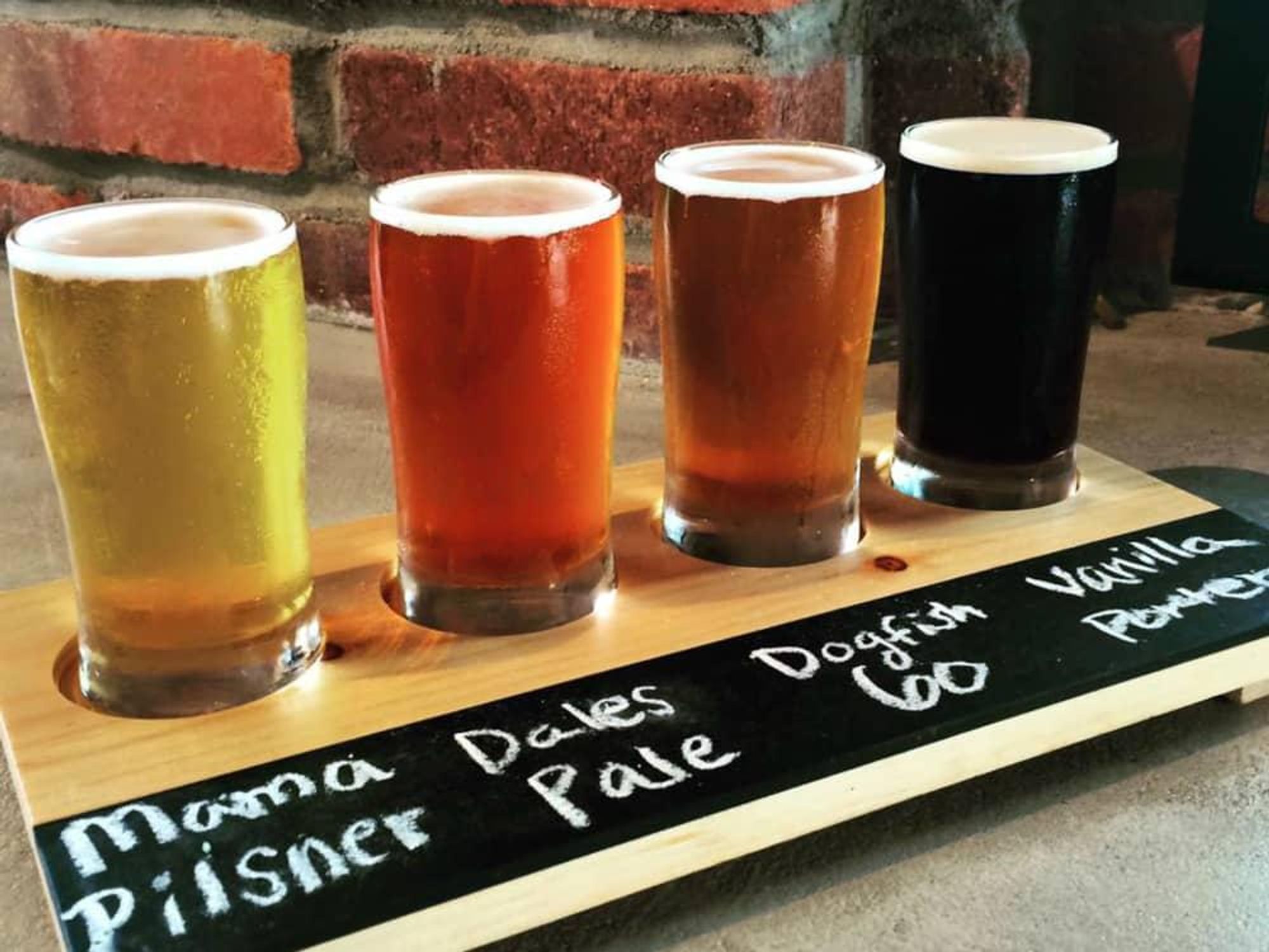Beer Flight at Whiskey Cake in San Antonio