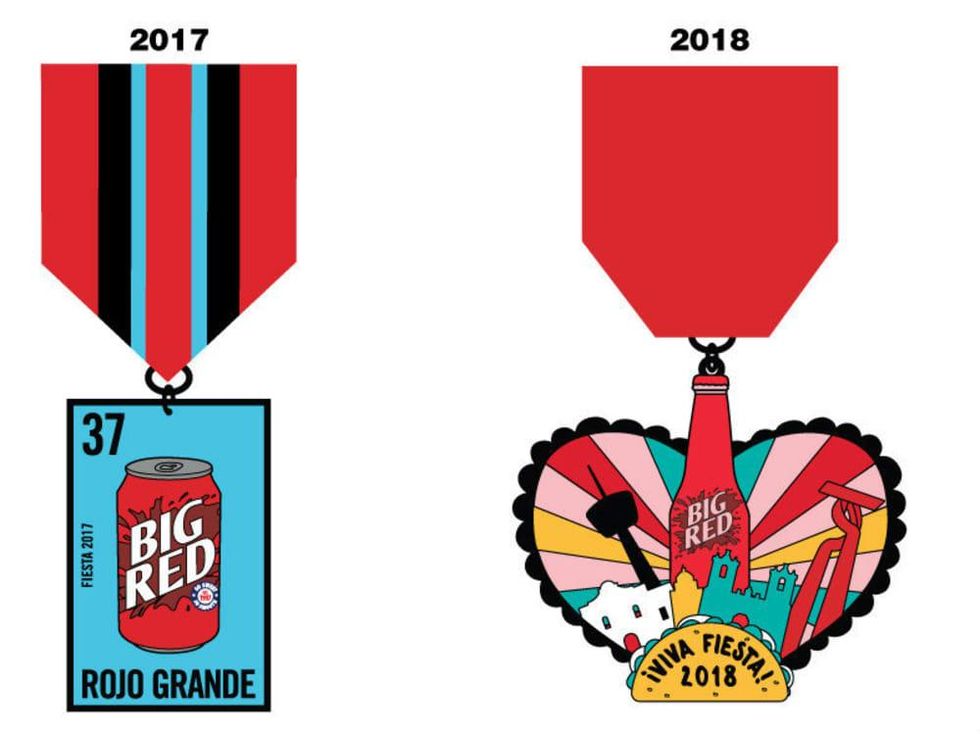 Big Red Fiesta Medals