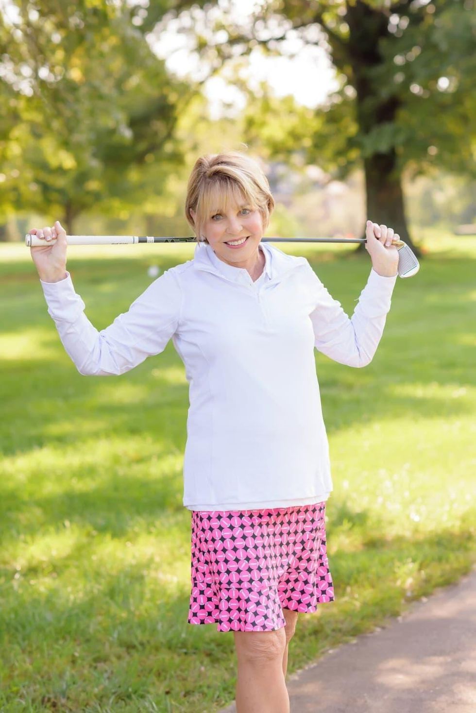 Birdies and Bows woman golf club course