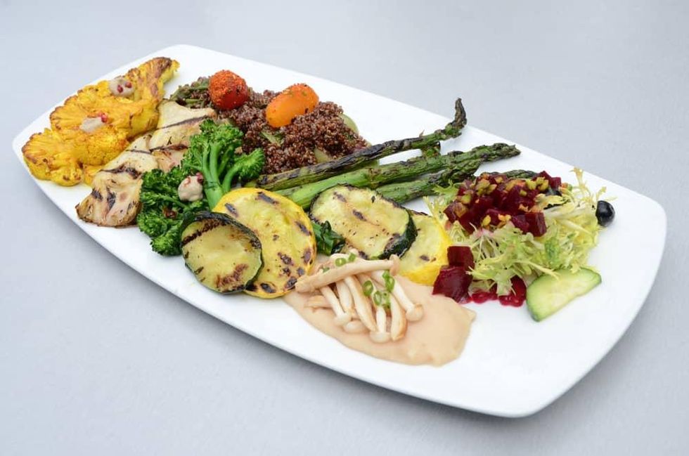 Bliss San Antonio vegan platter