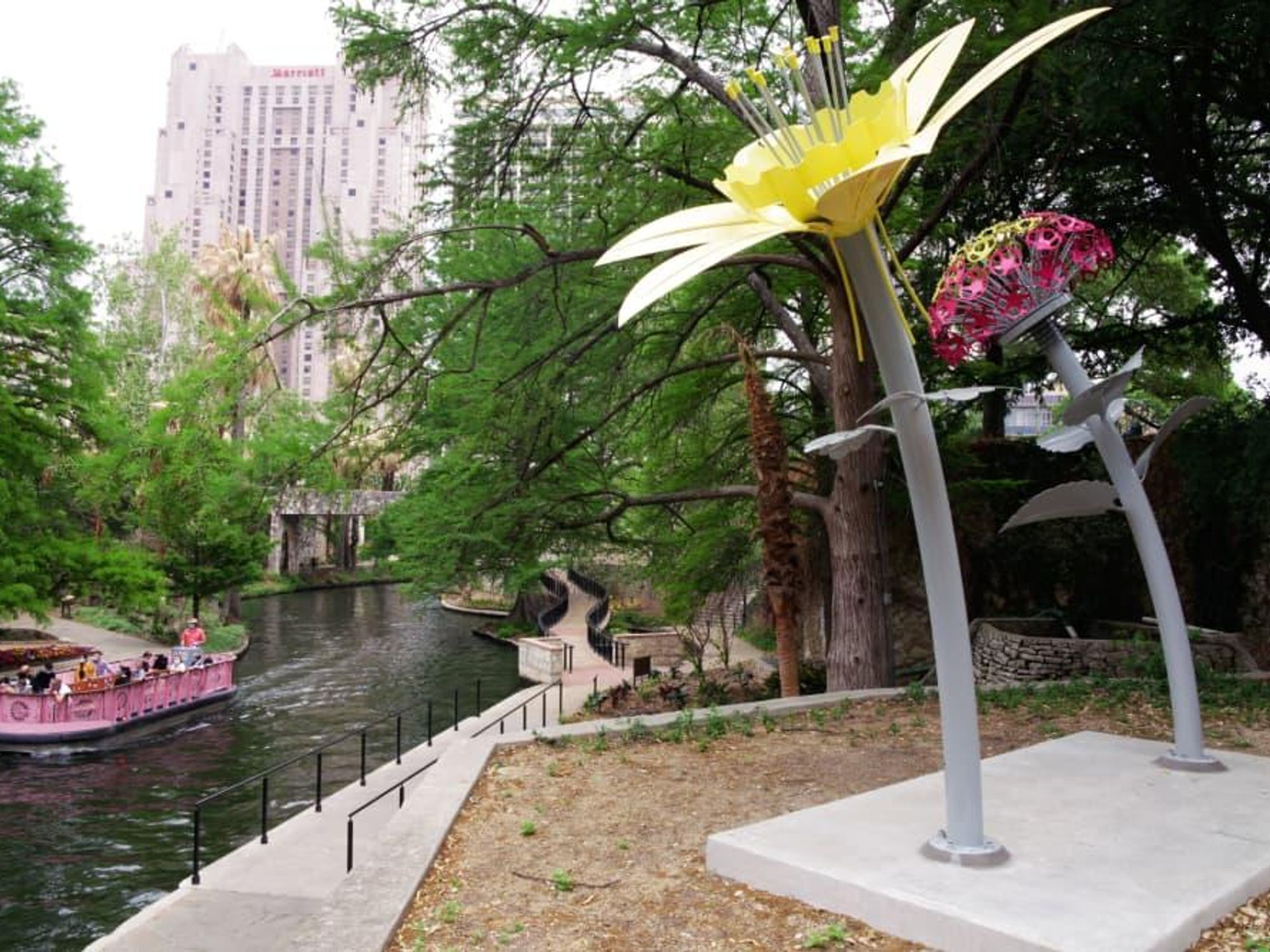 Blooms art installation San Antonio