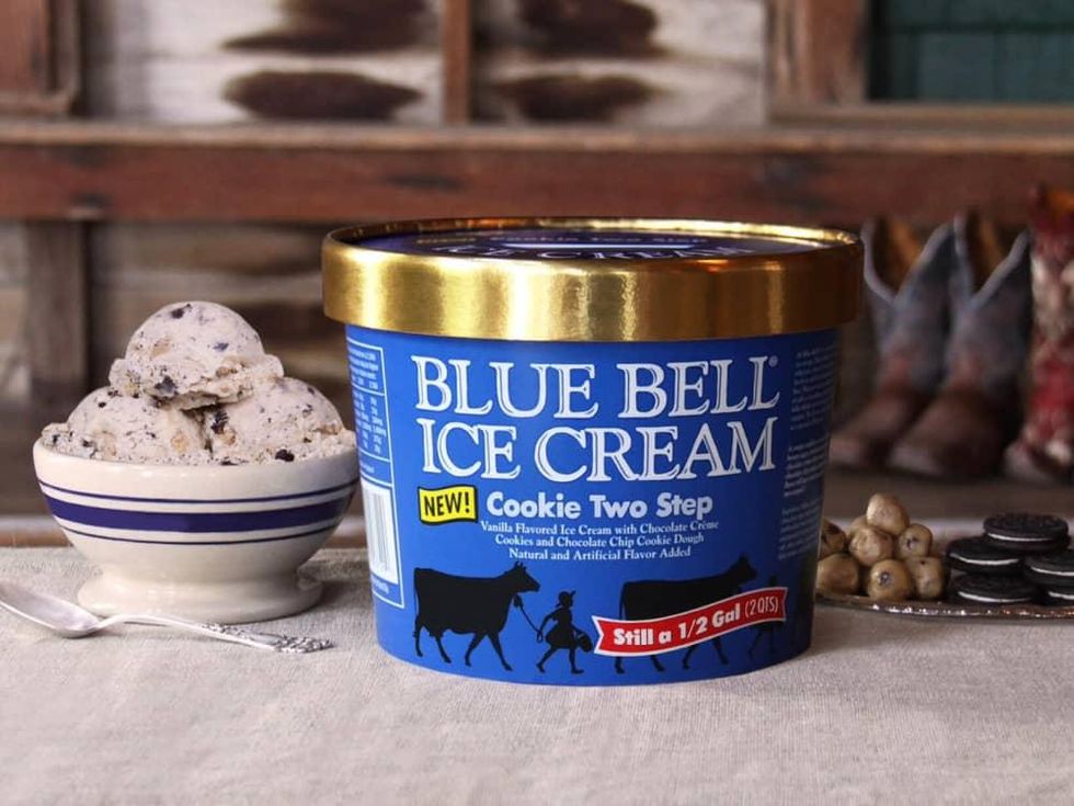 Blue Bell Ice Cream Two Step
