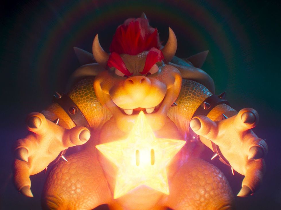 Bowser (Jack Black) in The Super Mario Bros. Movie