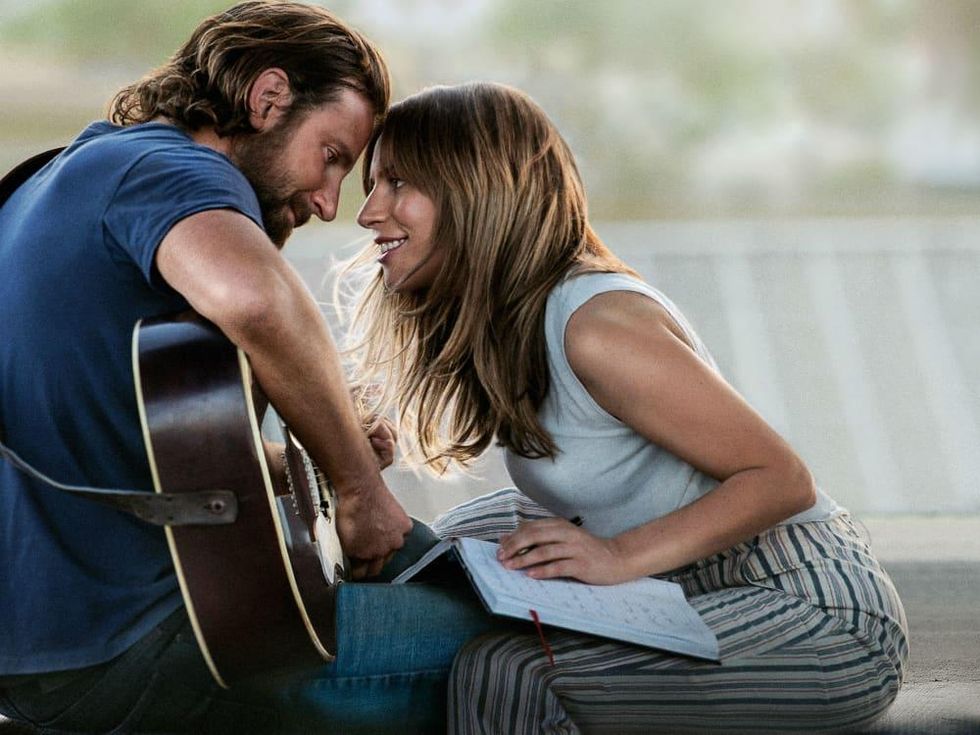 Bradley Cooper and Lady Gaga in A Star is Born