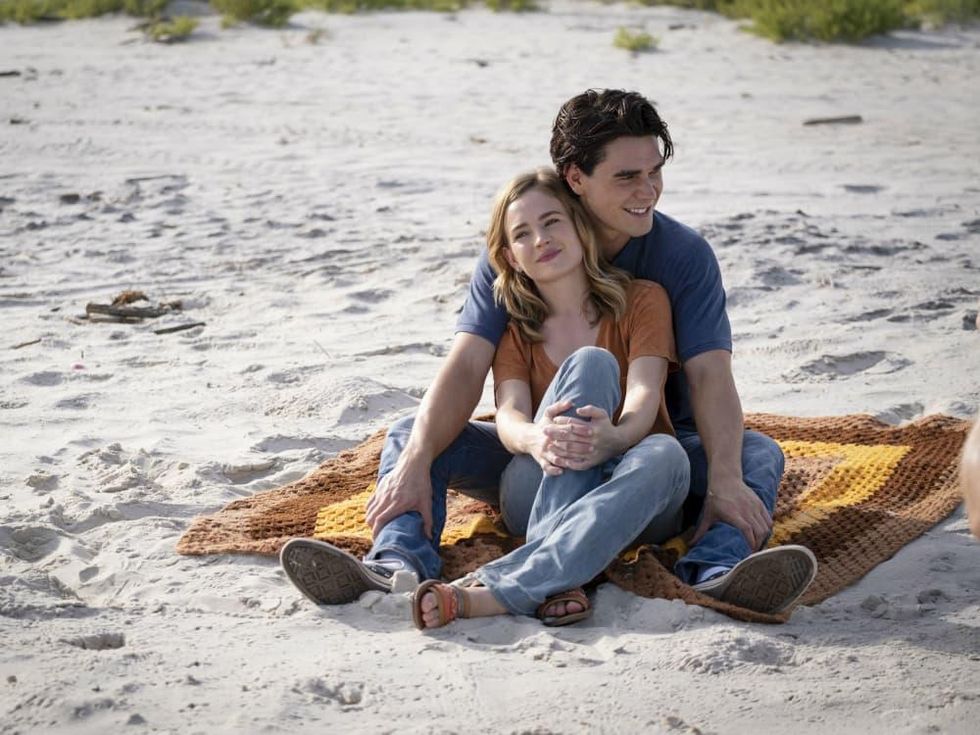 Britt Robertson and K.J. Apa in I Still Believe