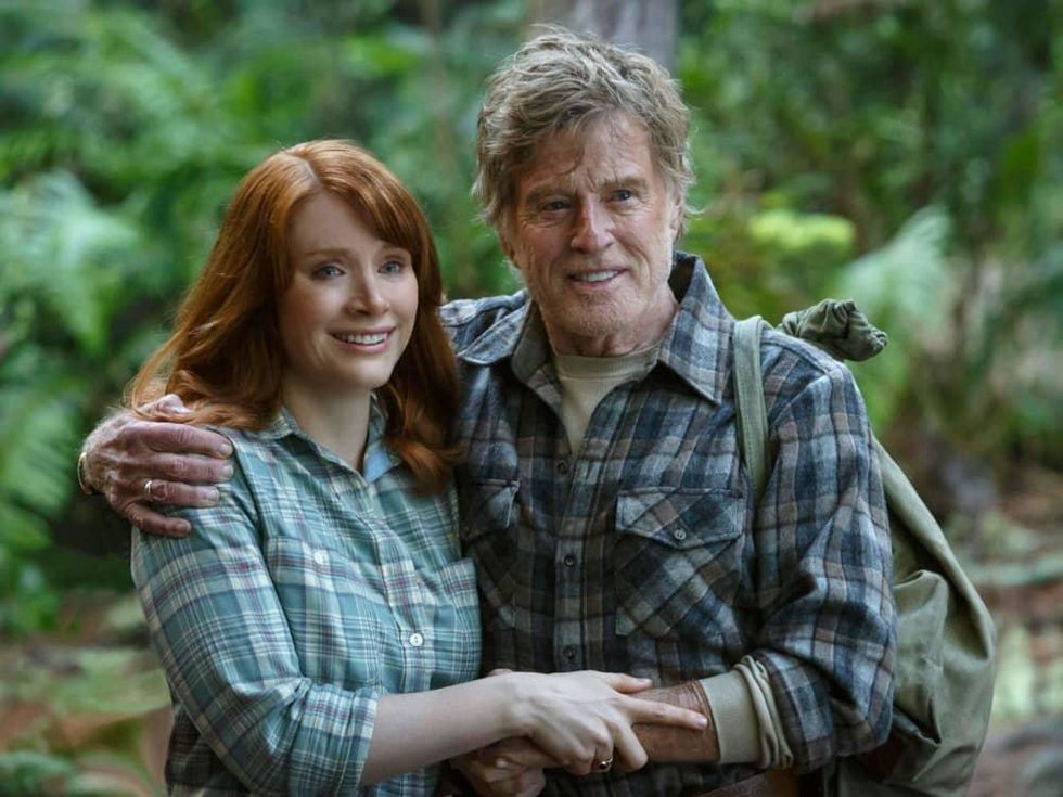 Bryce Dallas Howard and Robert Redford in Pete's Dragon