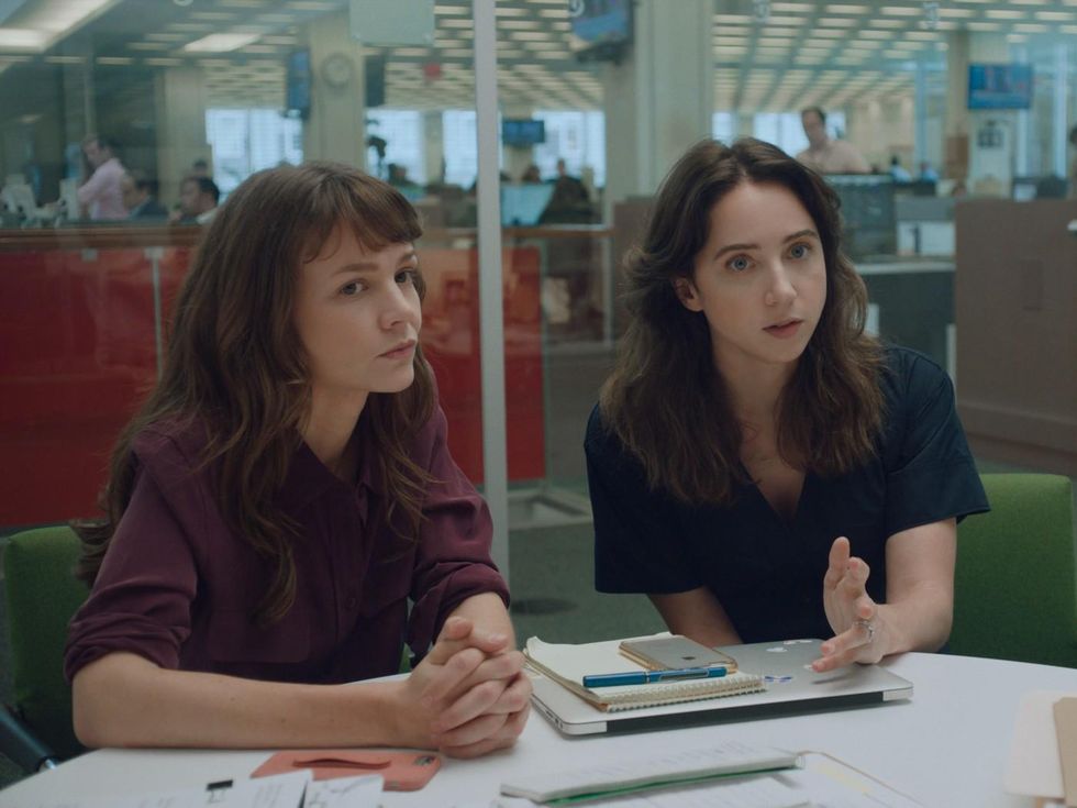 Carey Mulligan and Zoe Kazan in She Said