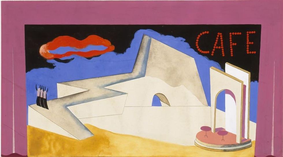 Carlos M\u00e9rida, "Scene design for Carmen"