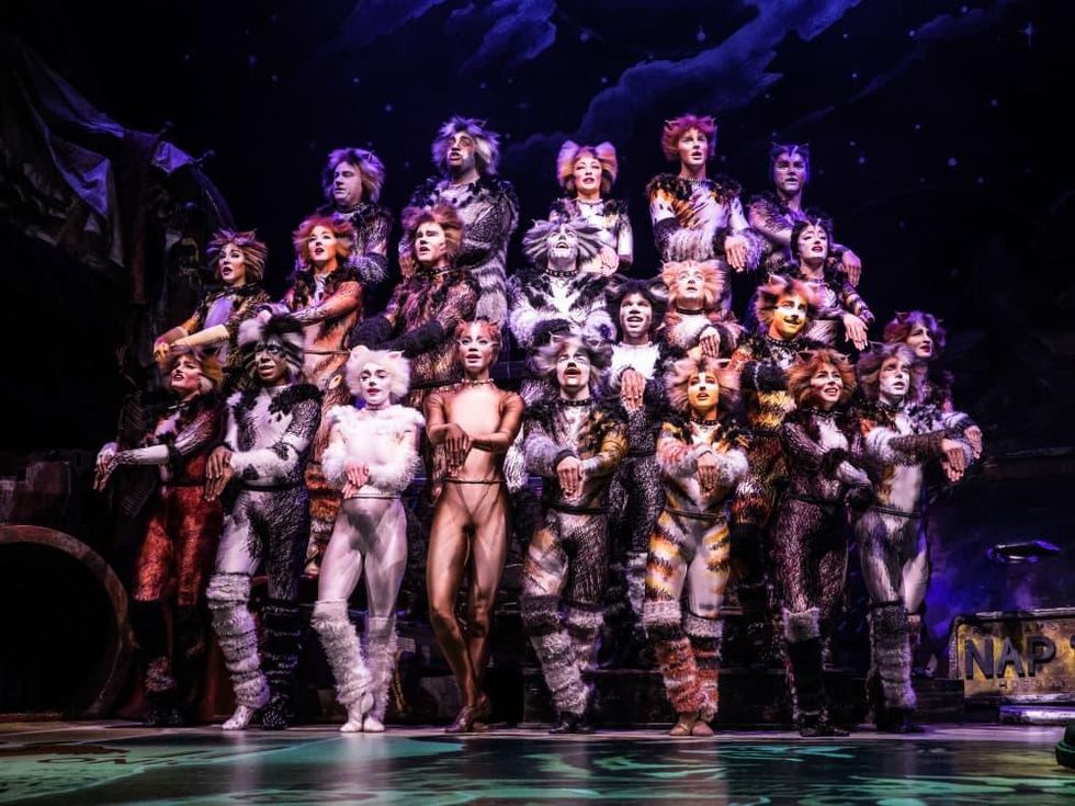 Cast of the national tour of Cats