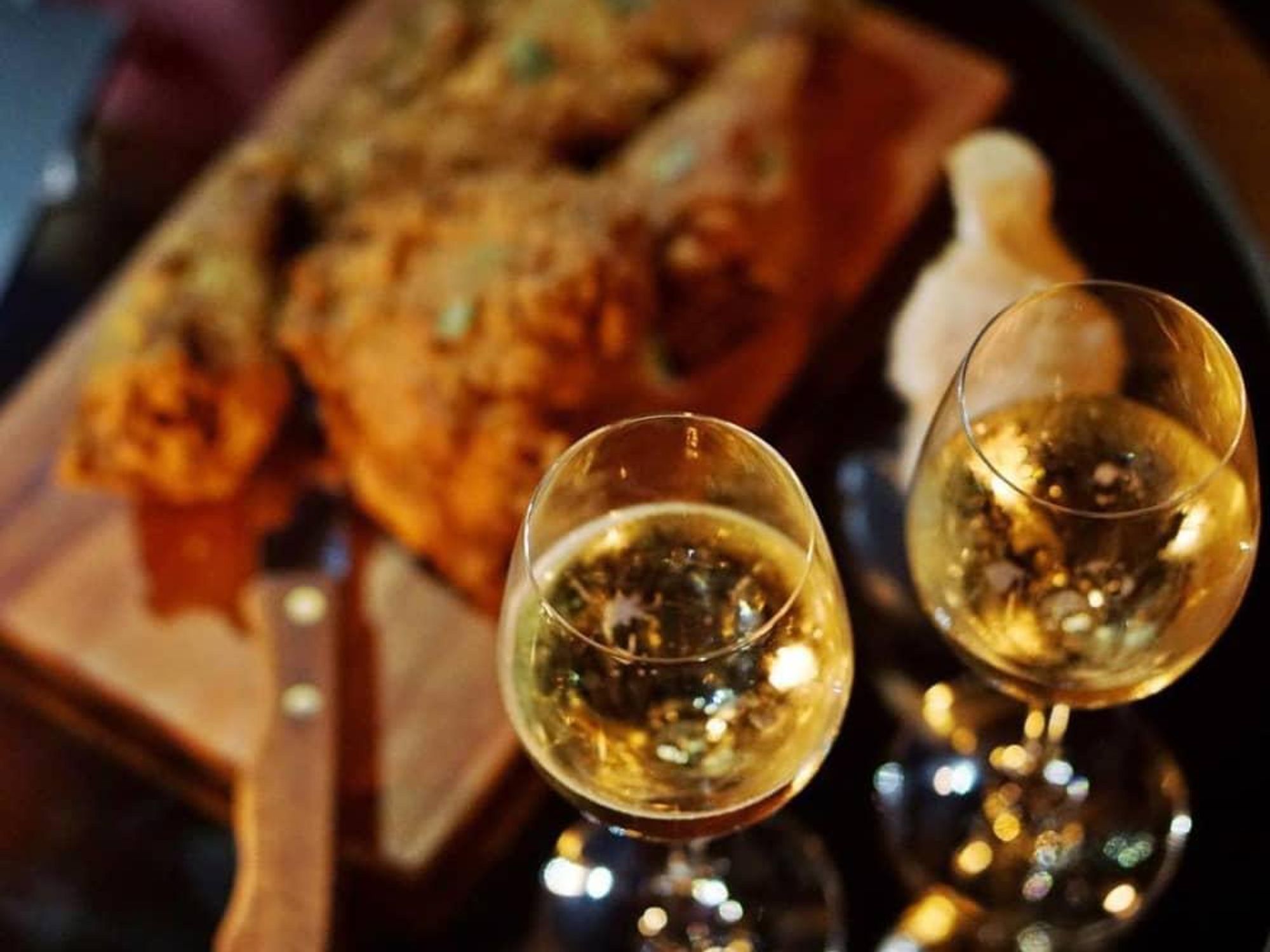 Champagne and Fried Chicken Night Esquire Tavern