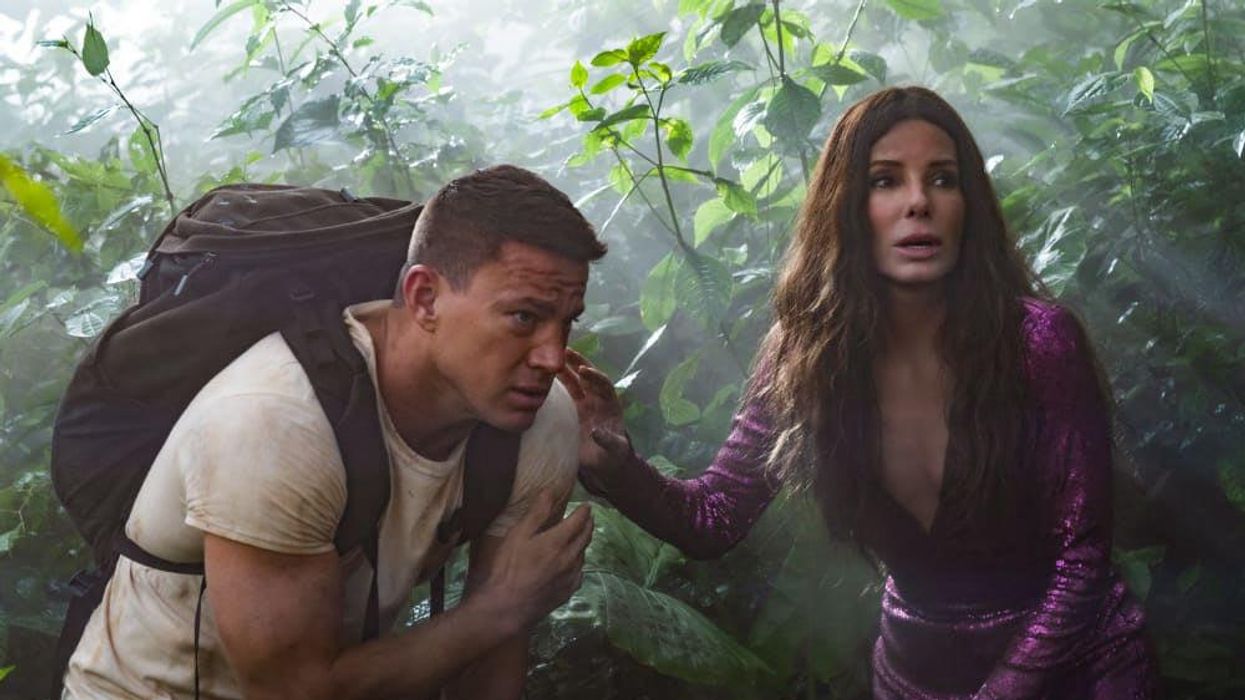 Channing Tatum and Sandra Bullock in The Lost City.