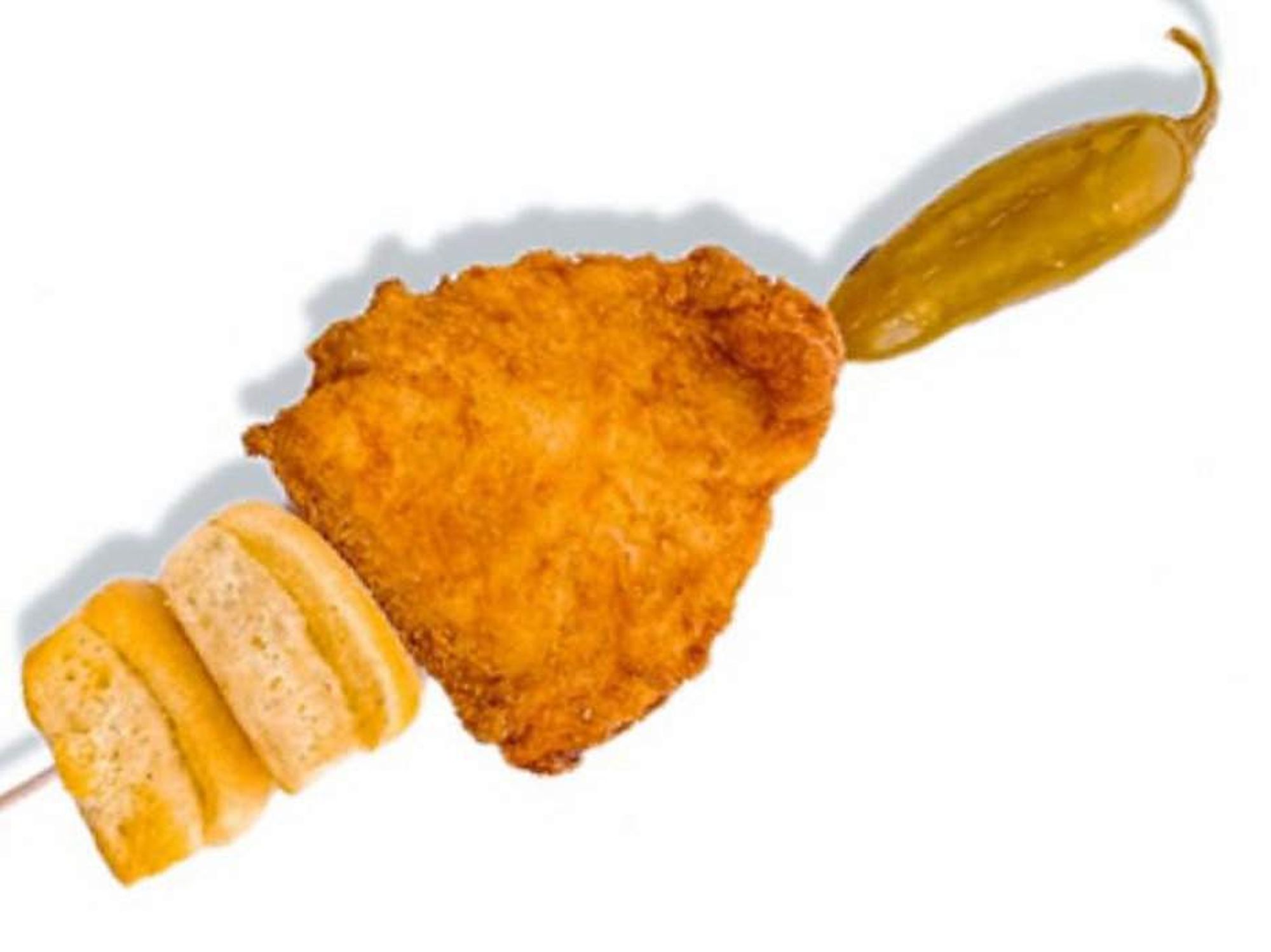 Chick-fil-A chicken on a stick