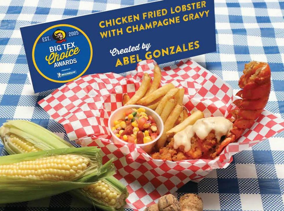 Chicken-fried lobster at the State Fair of Texas