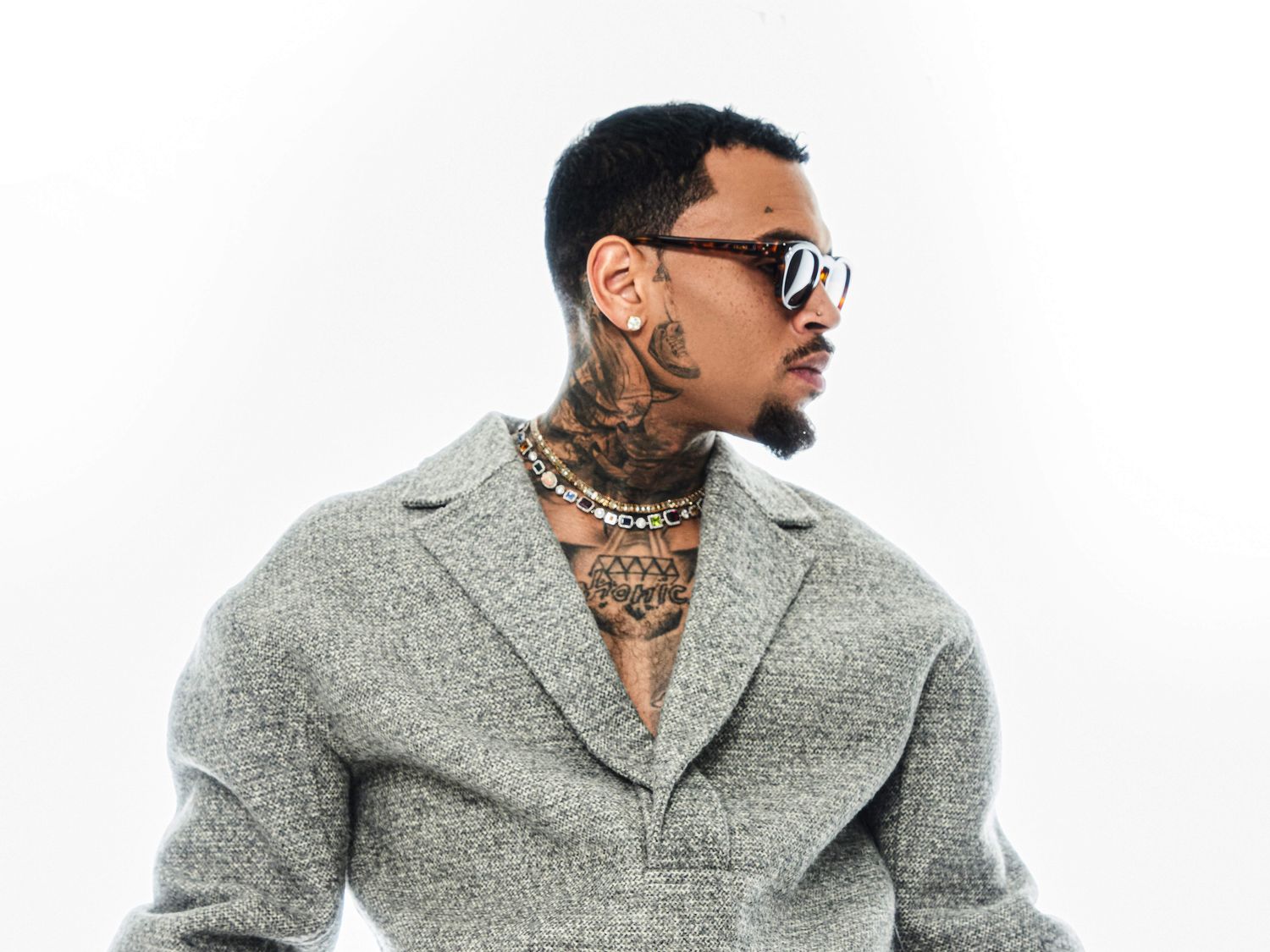 Chris Brown concert tour headshot