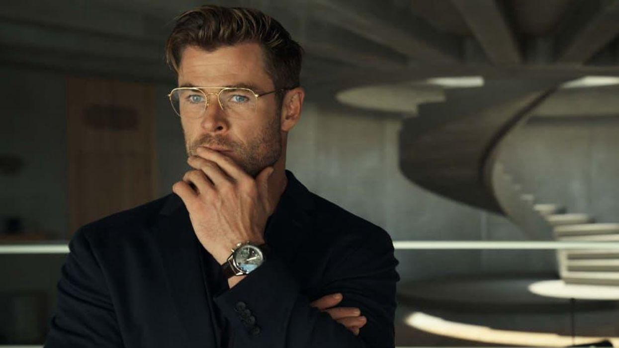 Chris Hemsworth in Spiderhead.
