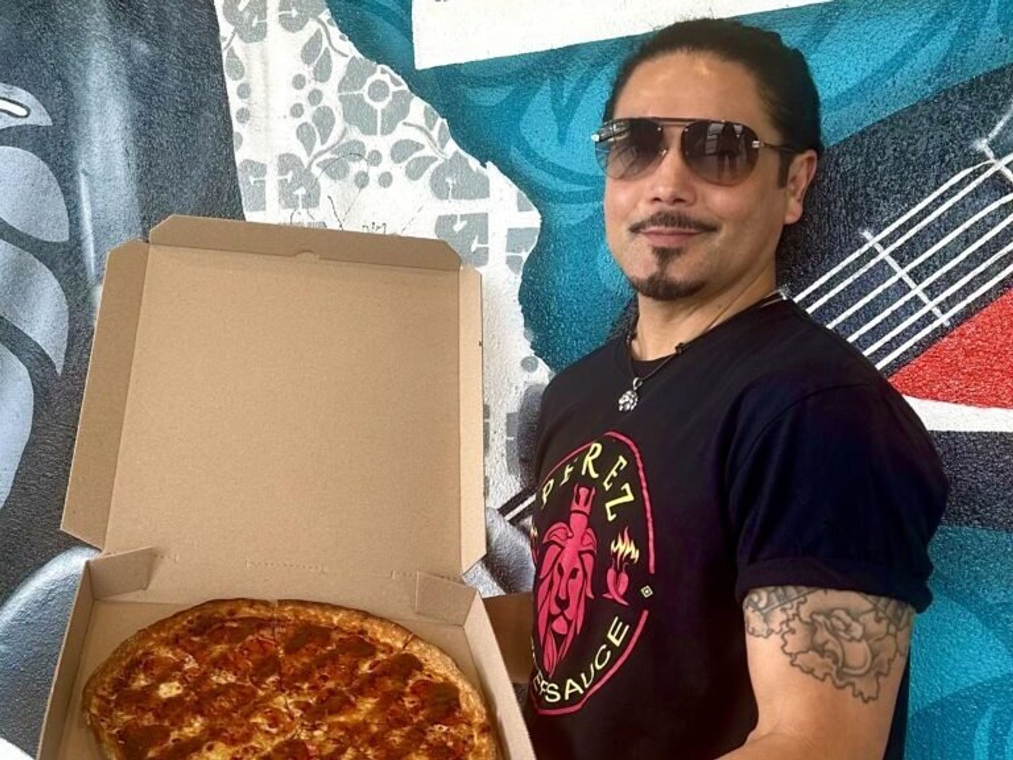Chris Pérez and Pizza Patrón