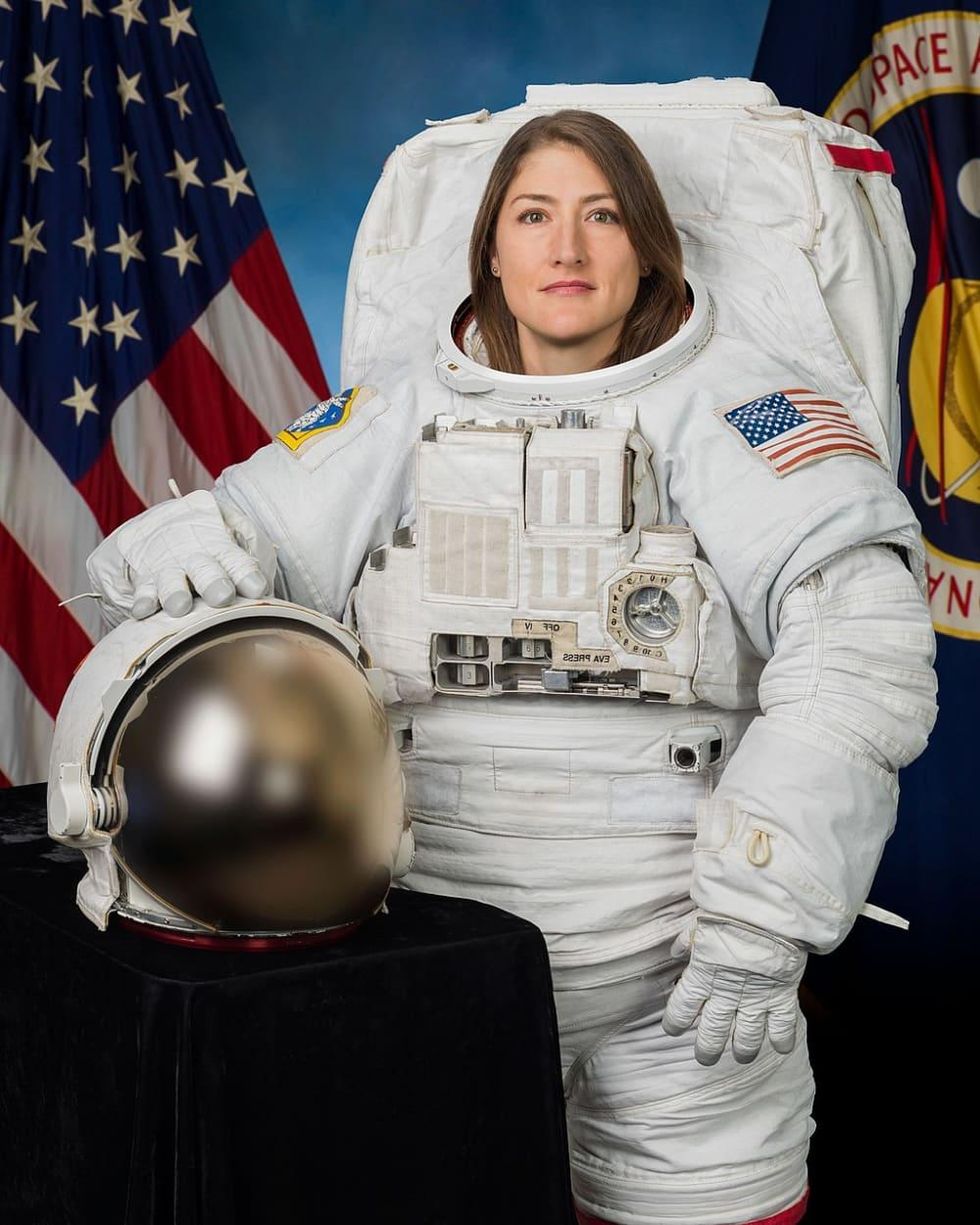 Christina Koch NASA spacewalk flight