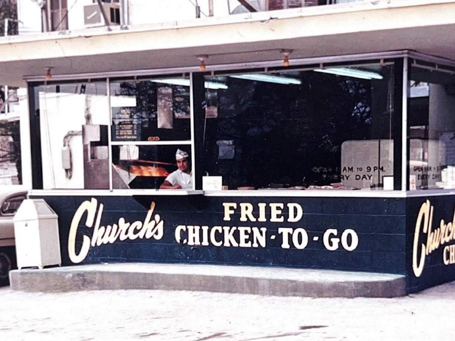 Church's Texas Chicken retro exterior