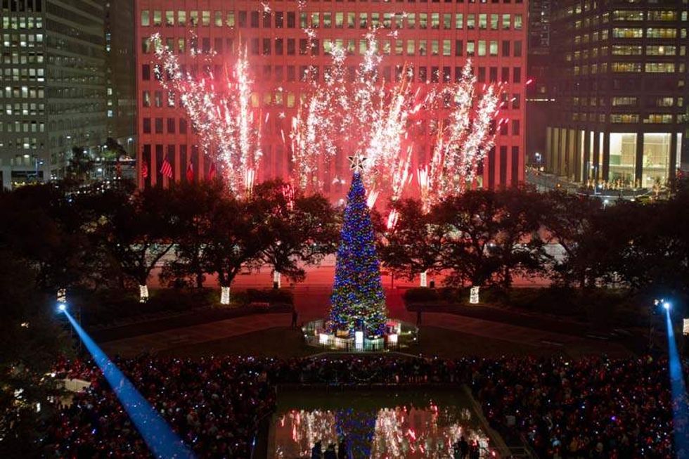 City Hall-iday Lights Houston