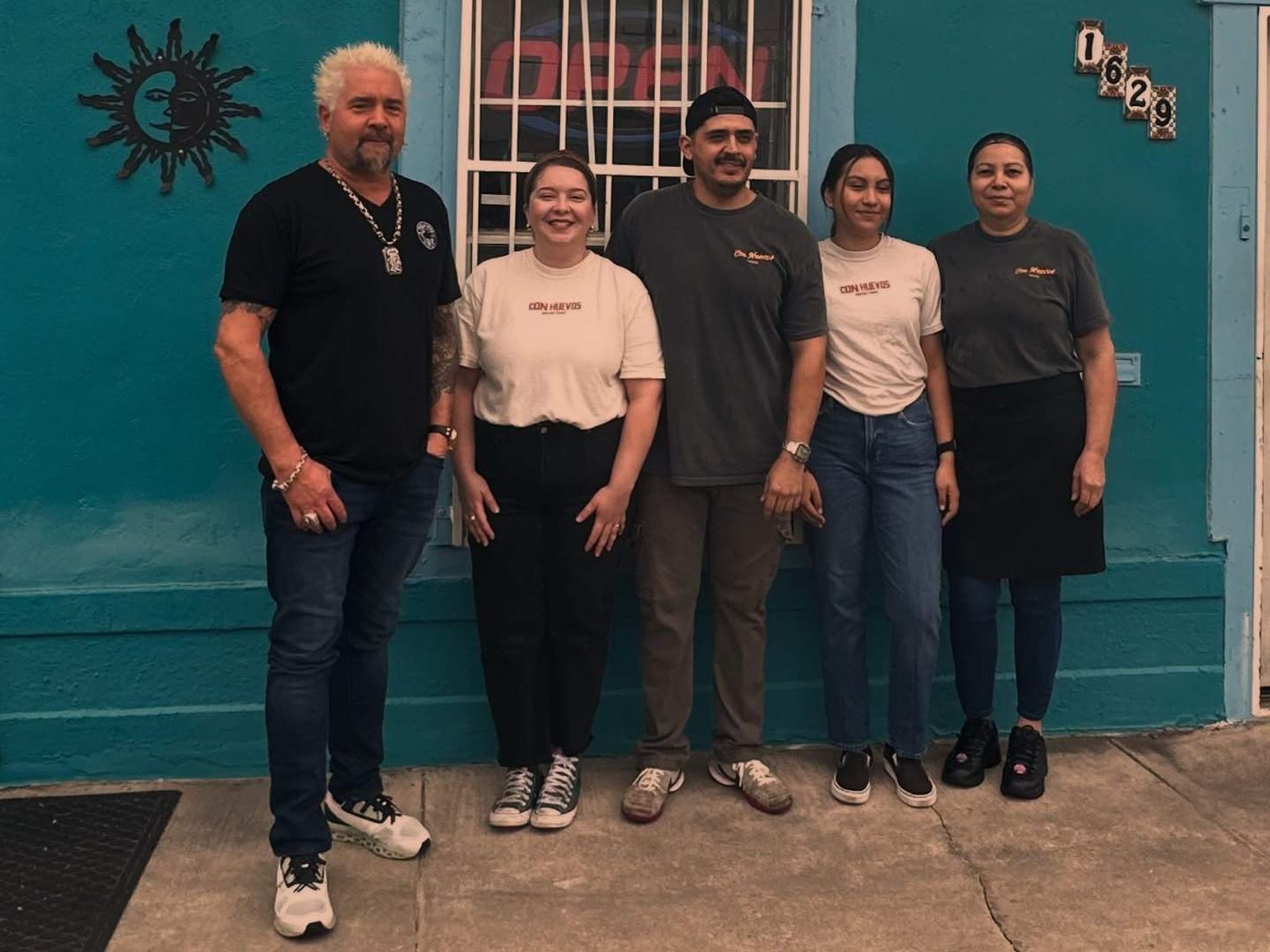 Con Huevos Tacos and Guy Fieri