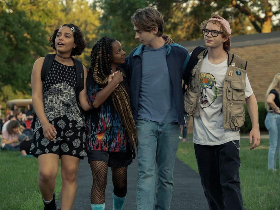 Coral Pe\u00f1a, Kara Young, Austin Abrams, and C.J. Hoff in Chemical Hearts